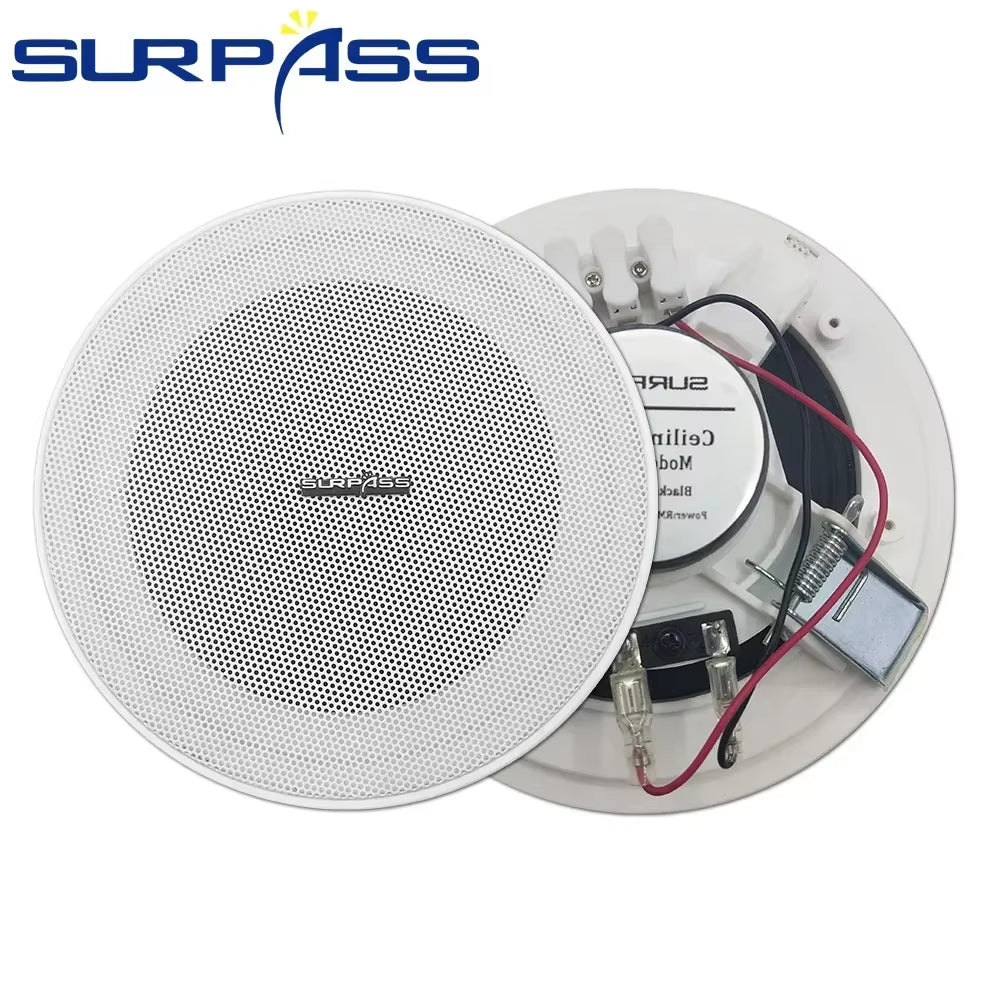 Smart Home Audio 4*20W BT Wall Amplifier Sound System Stereo Sound Player PA System Ceiling Speaker Cheap Set Loudspeaker