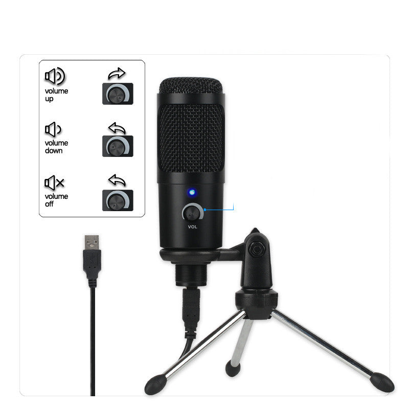 Professional Condenser Microphone for Gaming and Live Recording