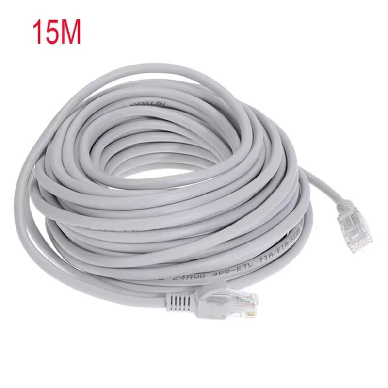 High-Speed Cat5E Ethernet Cable RJ45 - LAN Network Patch Cord (1M to 50M Options)