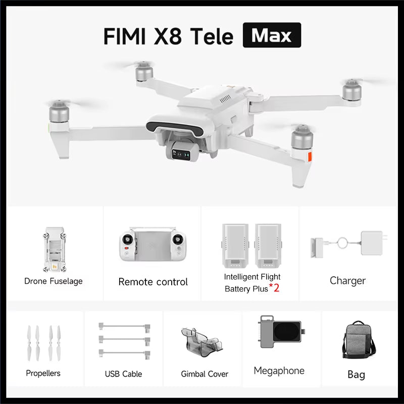 NEWEST  X8 TELE MAX Drones 4K Professional HDR 48MP 3-Axis Gimbal Camera Drones GPS 20KM RC Quadcopter 2025