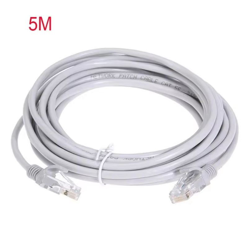 High-Speed Cat5E Ethernet Cable RJ45 - LAN Network Patch Cord (1M to 50M Options)